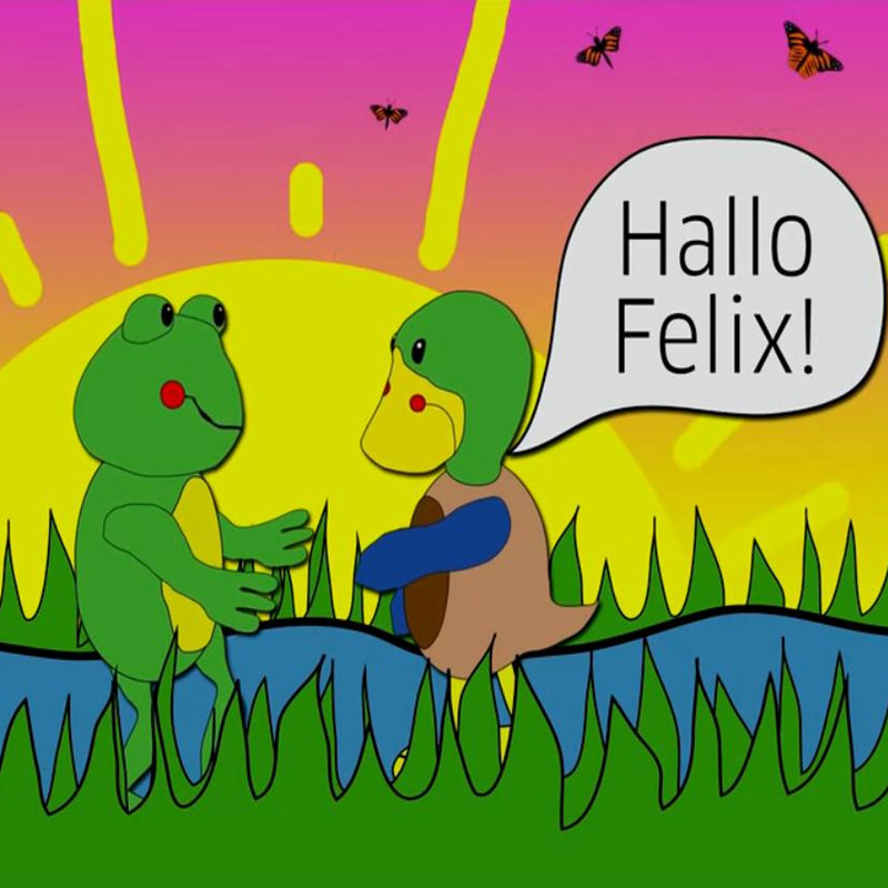 Deutsch mit Felix und Franzi素材图片